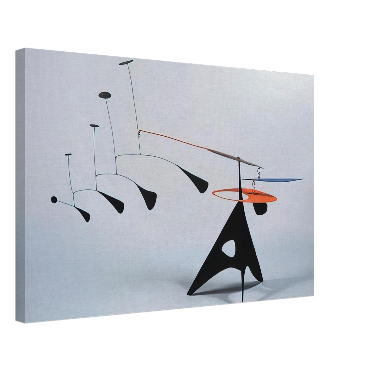 Alexander Calder - BLUE FEATHER 1948 Canvas - 40x60 cm / 16x24 inches-canvas