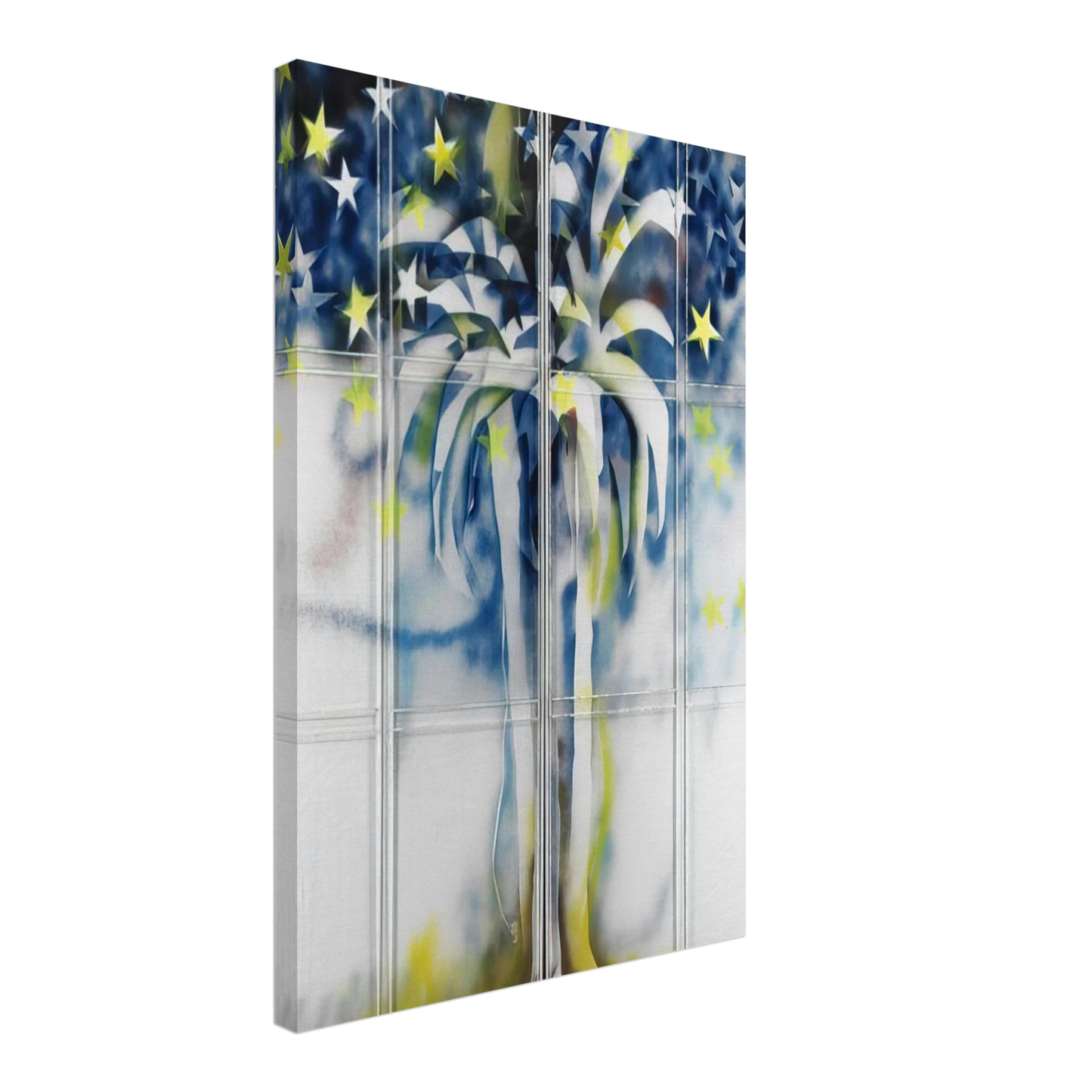 Mario Schifano - Tutte stelle particolare dell'oasi - 1967 Canvas - 70x100 cm / 28x40 inches-canvas