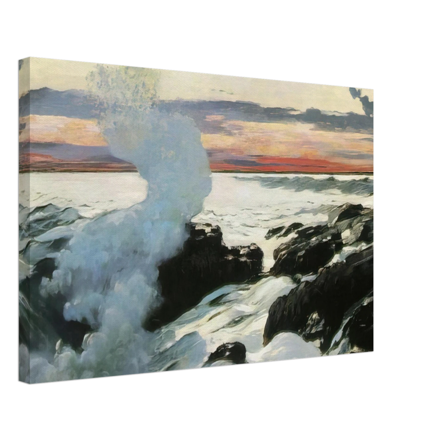 Winslow Homer - WEST POINT PROUT S NECK Canvas - 70x100 cm / 28x40 inches-canvas