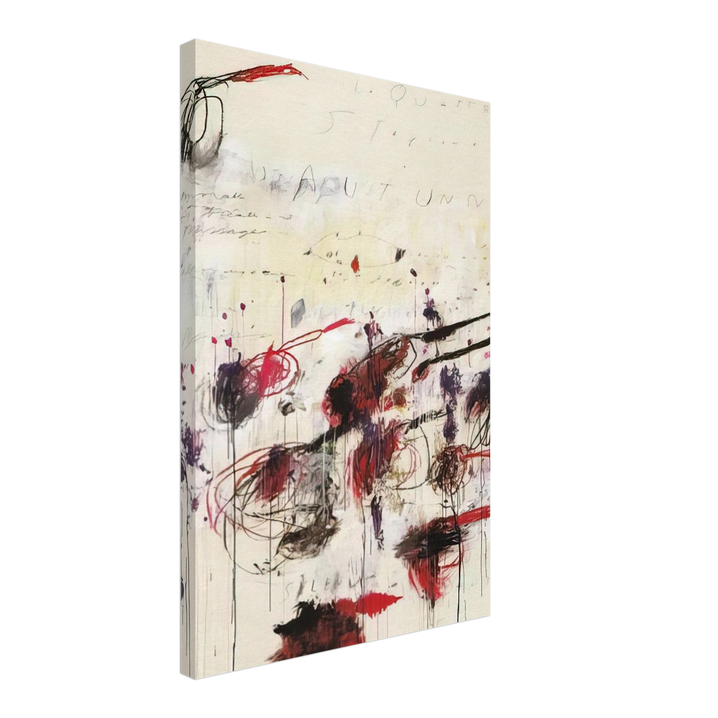 Cy Twombly - Quattro stagioni I. Autunno Canvas - 40x60 cm / 16x24 inches-canvas