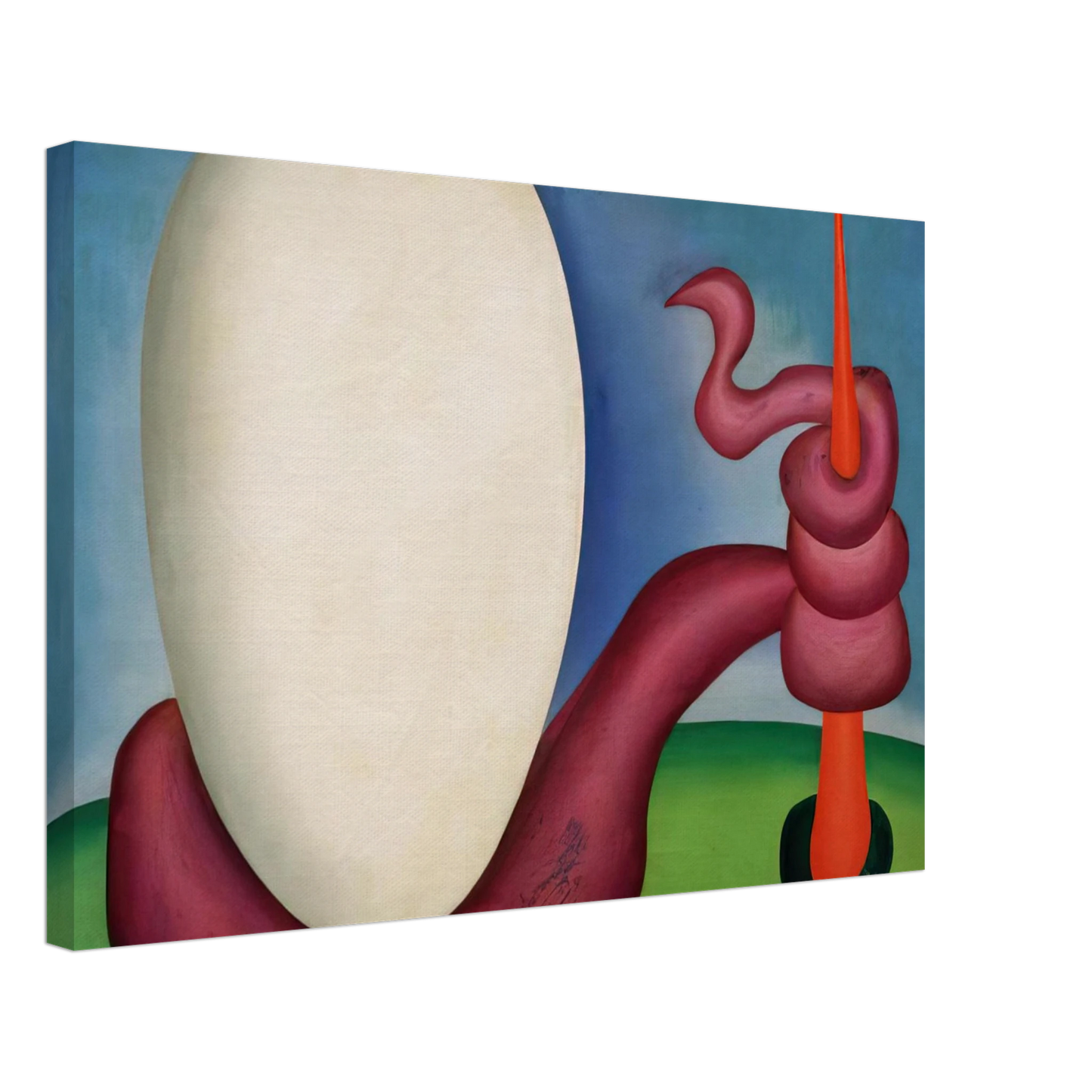 Tarsila do Amaral - The Egg Canvas - 70x100 cm / 28x40 inches-canvas