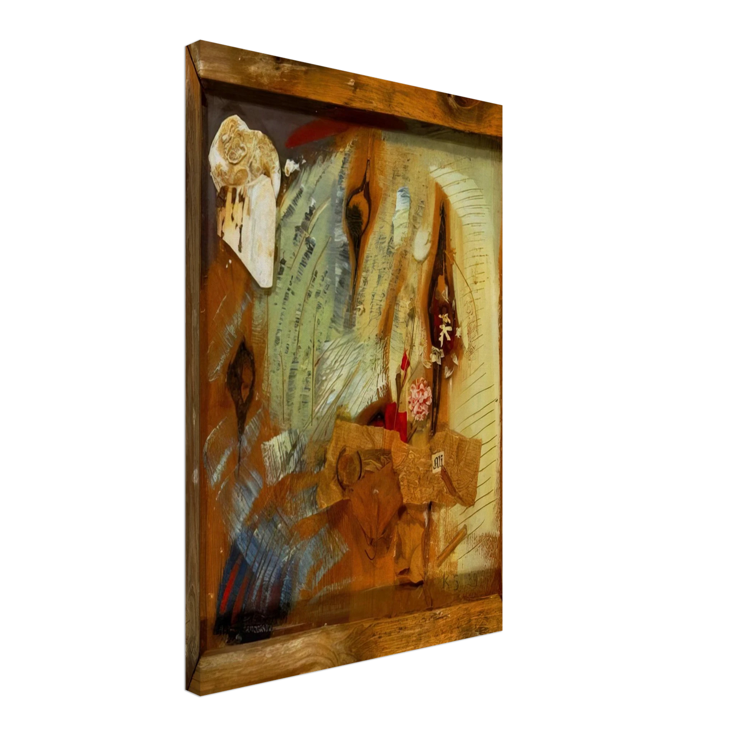 Kurt Schwitters - MERZBILD ALF 1939 Canvas - 40x60 cm / 16x24 inches-canvas