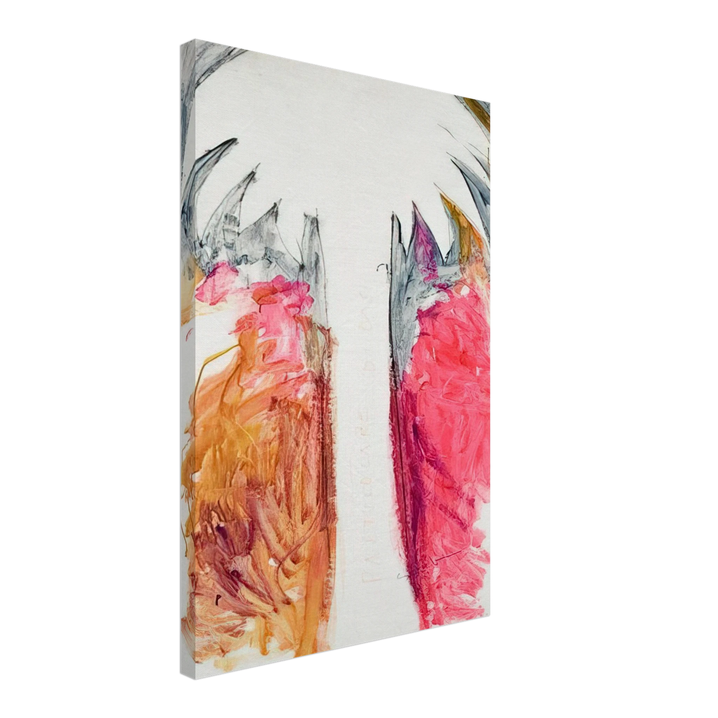 Mario Schifano - Detail of oasis - 1980 Canvas - 70x100 cm / 28x40 inches-canvas