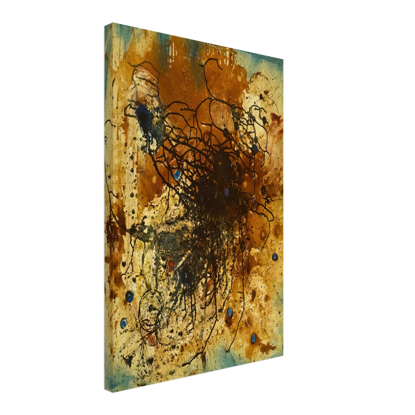 Wols - It's All Over - The City - 1947 Canvas - 40x60 cm / 16x24 inches-canvas