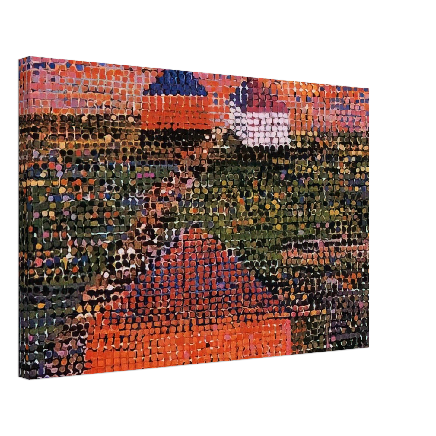 Jennifer Bartlett - Houses - 2005 Canvas - 70x100 cm / 28x40 inches-canvas