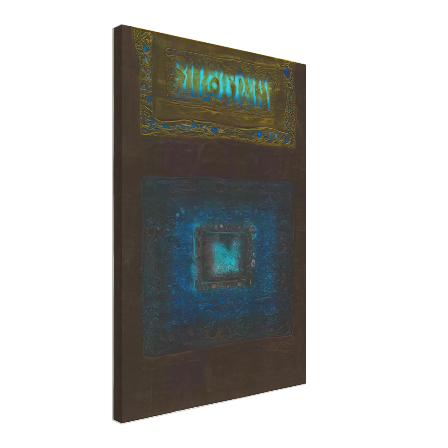 Hiroyuki Tajima - Volcanic Rocks B - 1970 Canvas - 40x60 cm / 16x24 inches-canvas