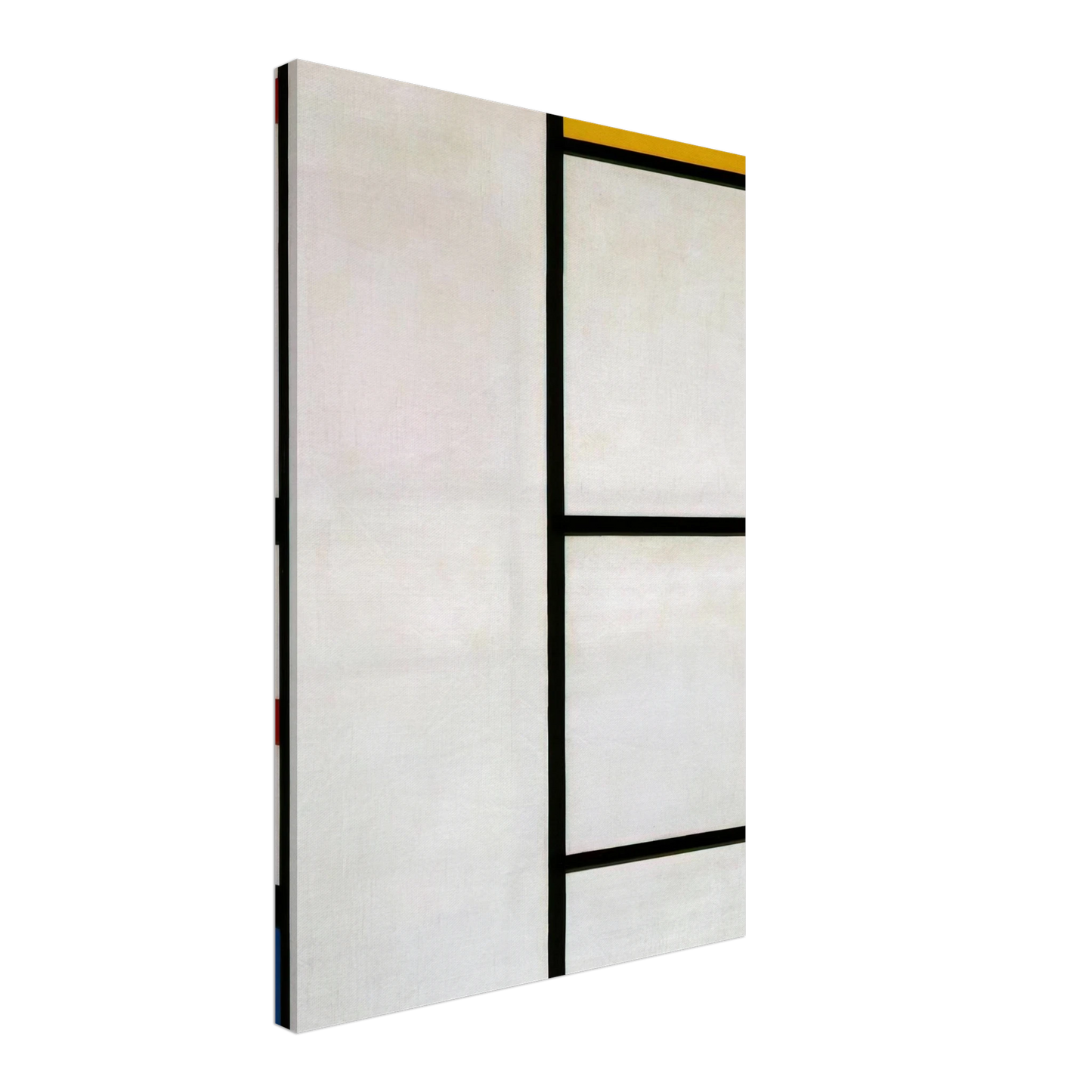 Piet Mondrian - Composition No. III Blanc-Jaune Canvas - 40x60 cm / 16x24 inches-canvas