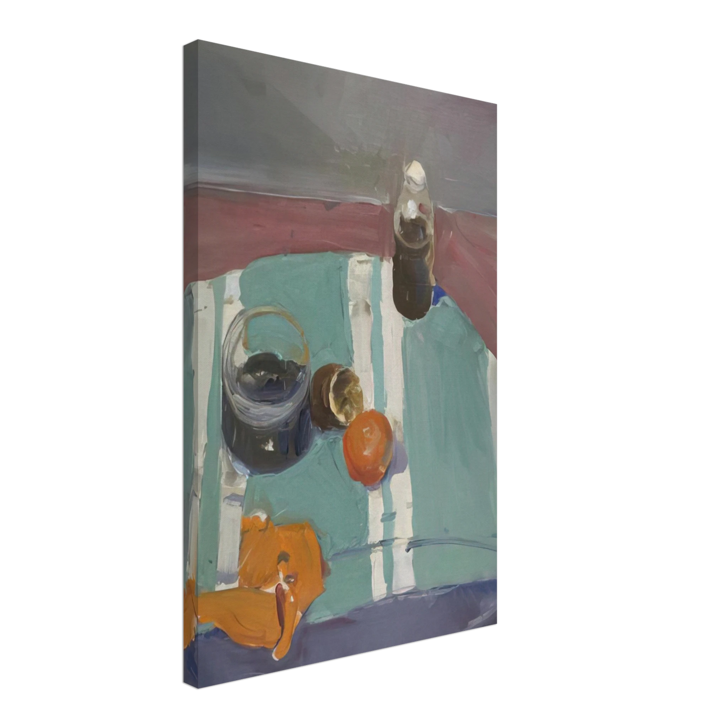 Richard Diebenkorn - Still Life with Orange Peel Canvas - 70x100 cm / 28x40 inches-canvas