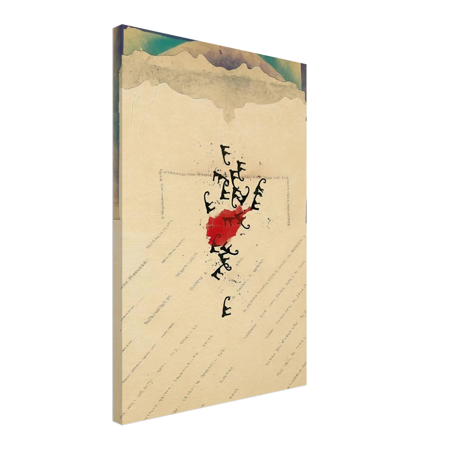 Alighiero Boetti - AFGHANISTAN 1985 Canvas - 70x100 cm / 28x40 inches-canvas