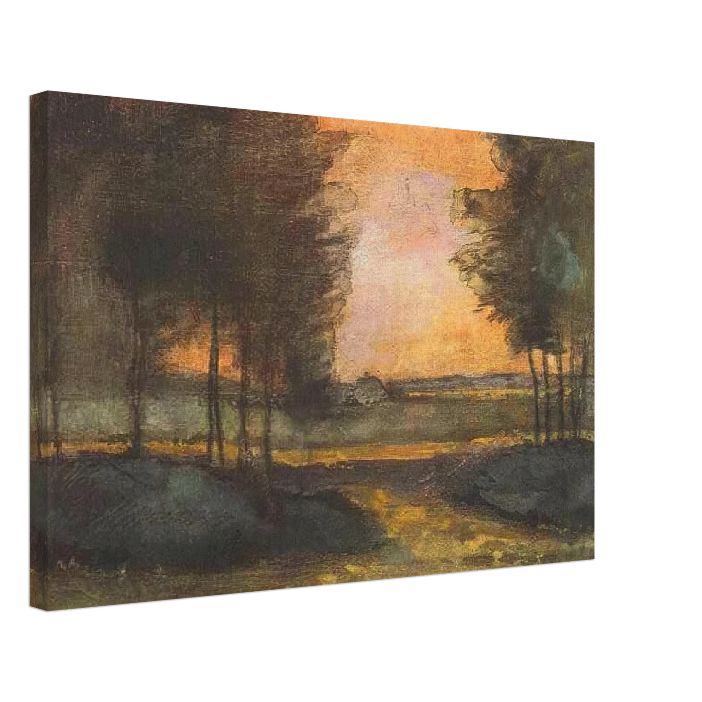Vincent van Gogh - The Landscape in Drenthe Canvas - 70x100 cm / 28x40 inches-canvas