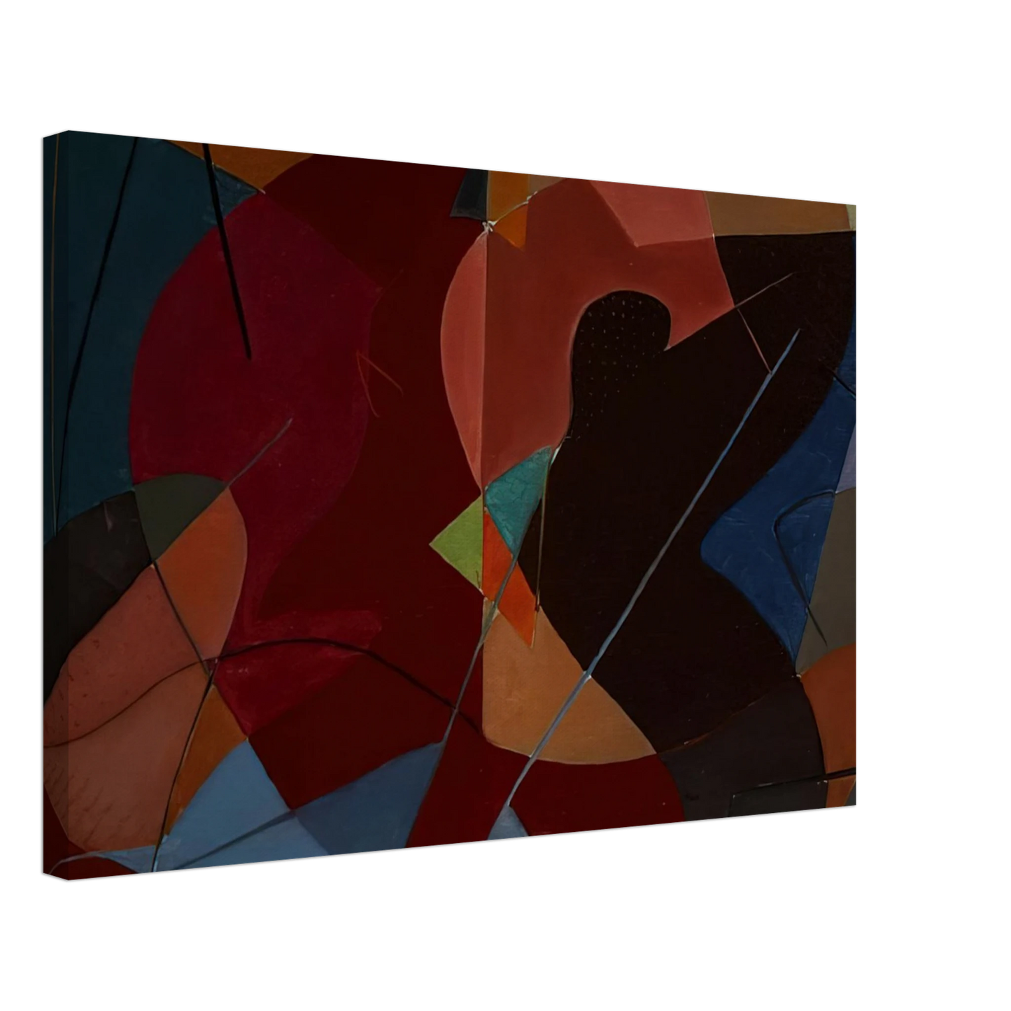 John Ferren - Untitled No 8 - 1932 Canvas - 40x60 cm / 16x24 inches-canvas