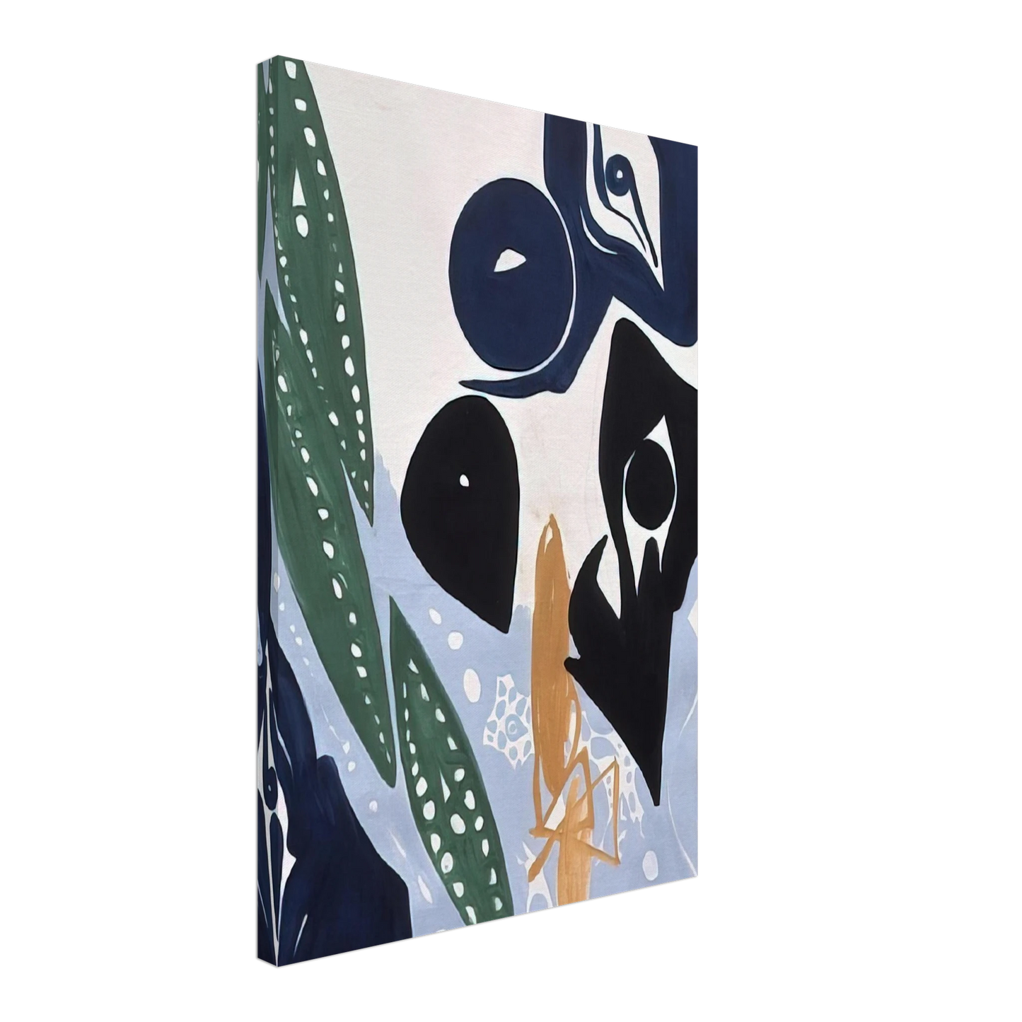 Ernst Wilhelm Nay - Hellblau im Licht - 1965 Canvas - 70x100 cm / 28x40 inches-canvas