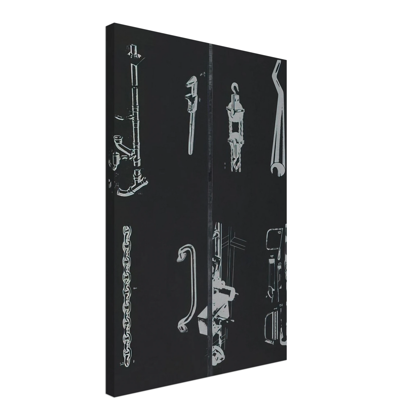 Jim Dine - TOOL BOX 1 1966 Canvas - 70x100 cm / 28x40 inches-canvas