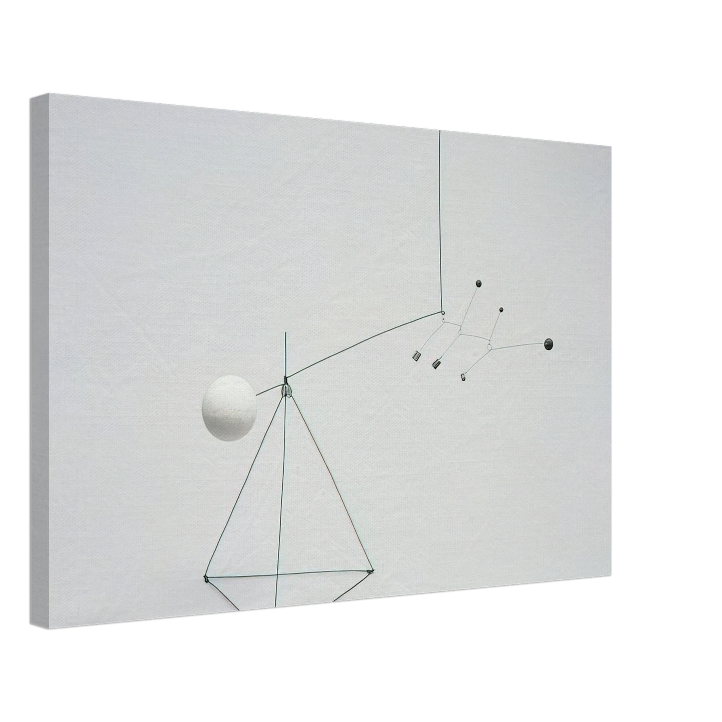 Alexander Calder - SMALL FEATHERS 1931 Canvas - 40x60 cm / 16x24 inches-canvas