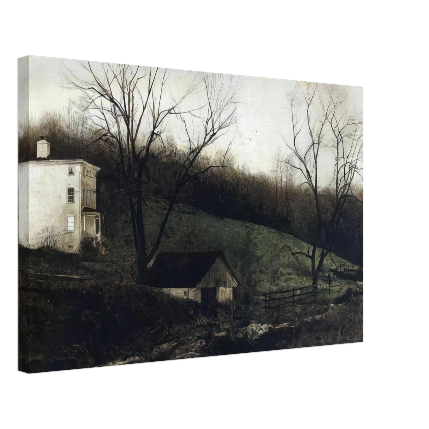 Andrew Wyeth - EVENING AT KUERNERS Canvas - 40x60 cm / 16x24 inches-canvas