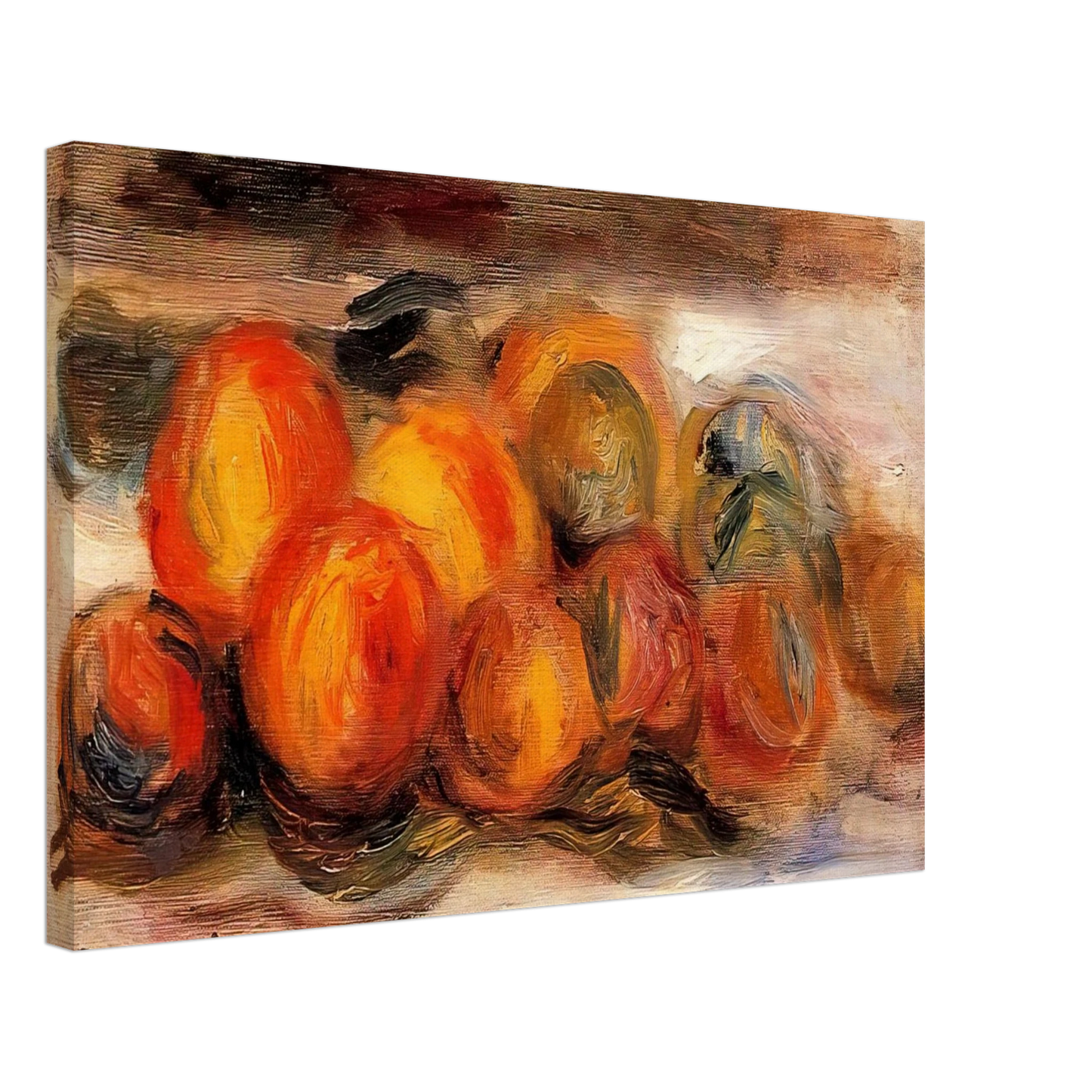 Pierre-Auguste Renoir - Still Life with Peaches Canvas - 70x100 cm / 28x40 inches-canvas