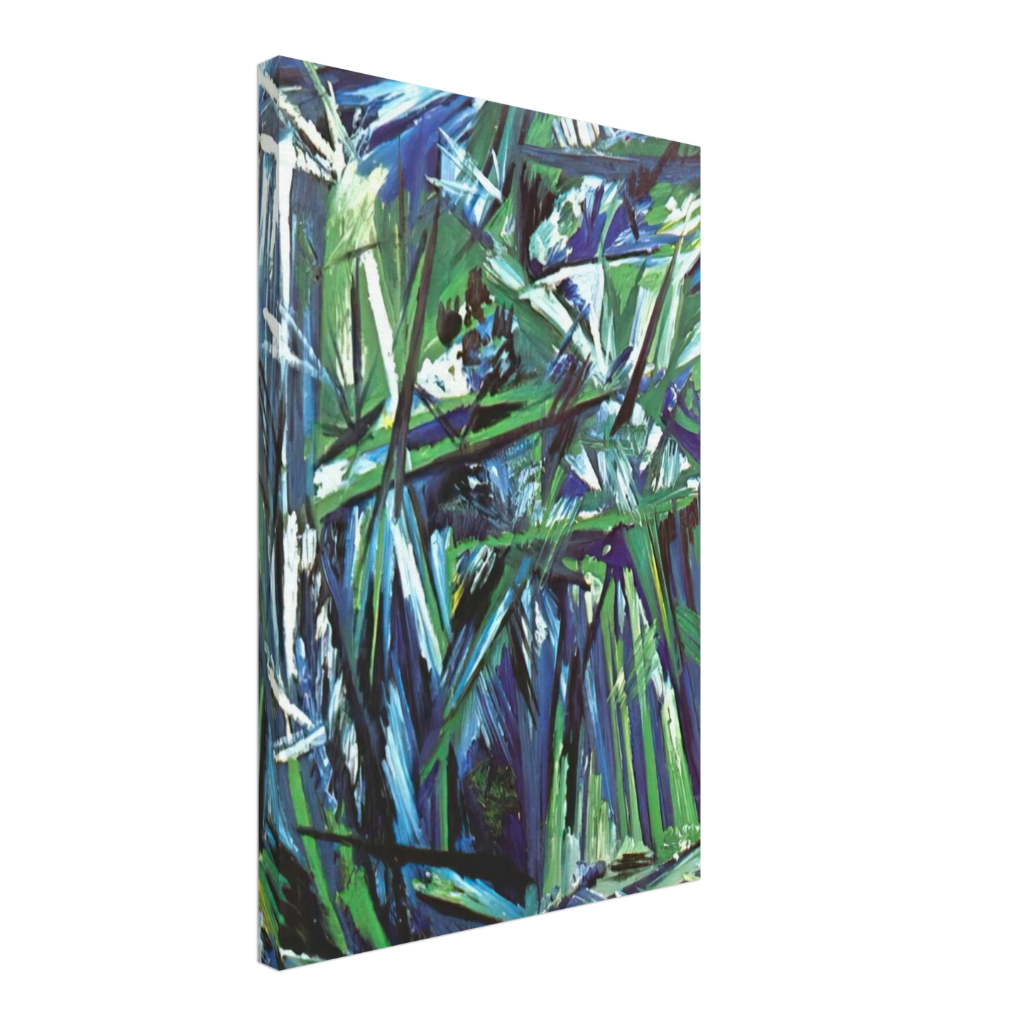 Natalia Goncharova - Green Forest - 1911 Canvas - 70x100 cm / 28x40 inches-canvas