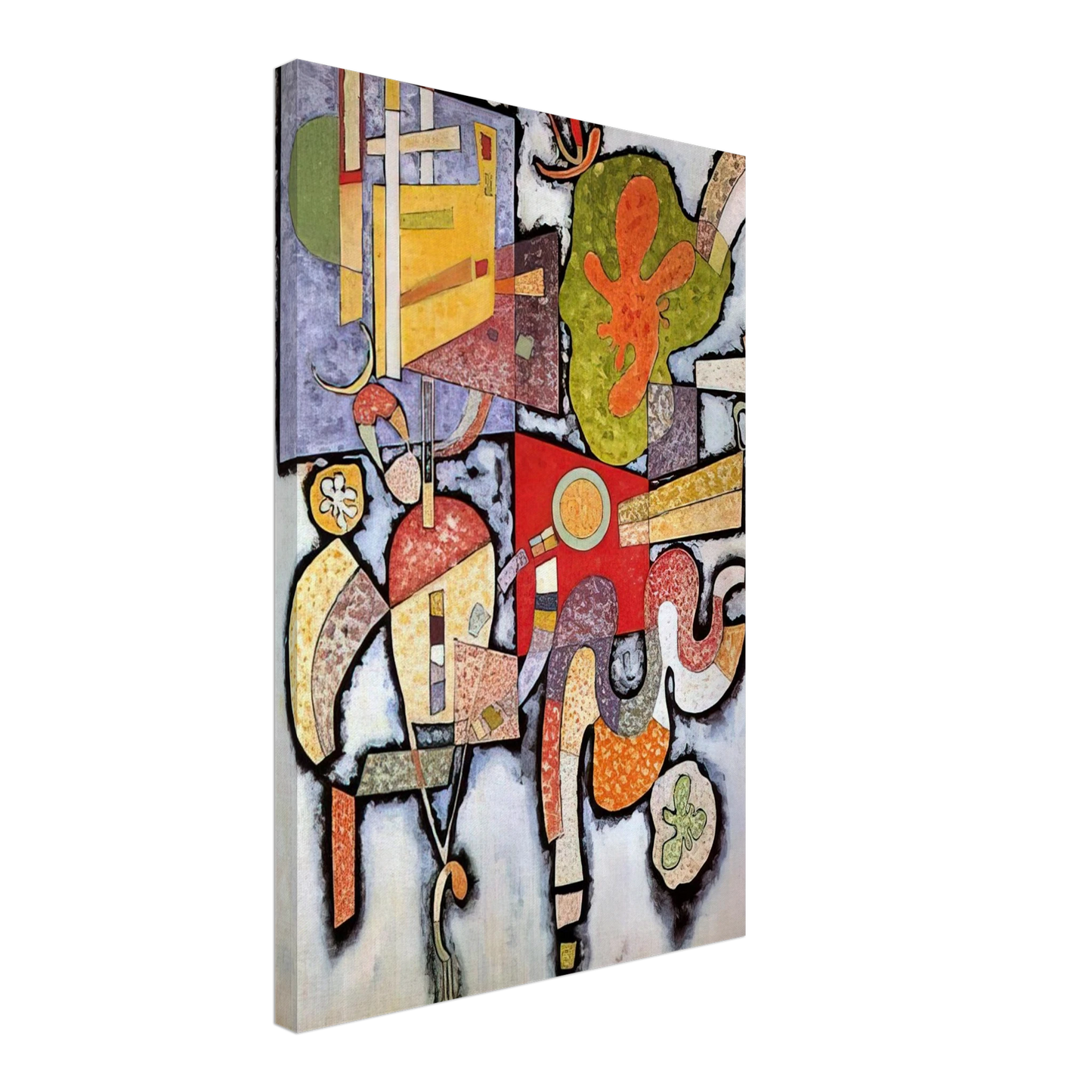 Wassily Kandinsky - COMPLEX SIMPLE 1939 Canvas - 40x60 cm / 16x24 inches-canvas