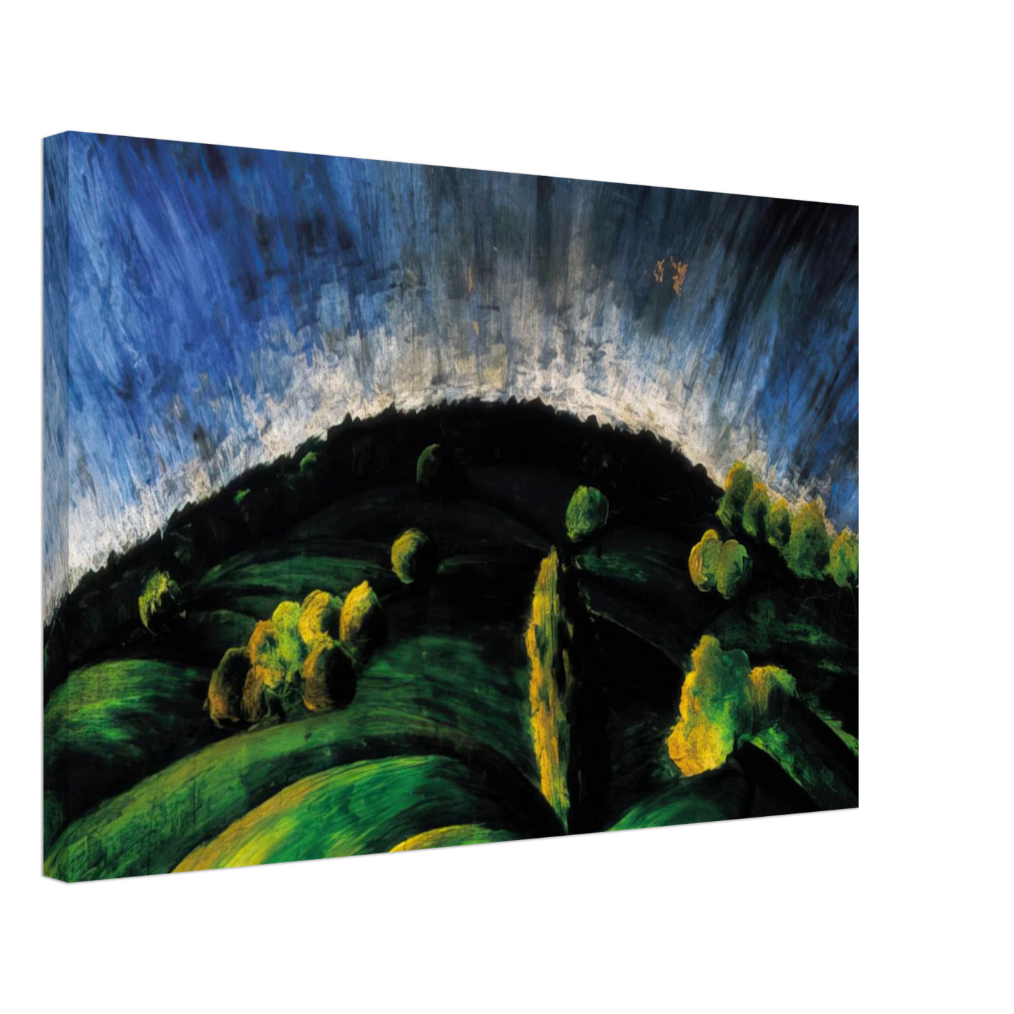 Laszlo Moholy-Nagy - Mountains of Buda Canvas - 40x60 cm / 16x24 inches-canvas