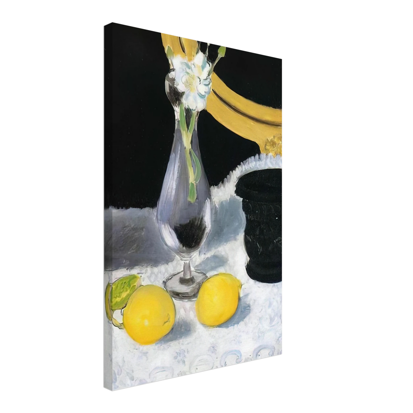 Henri Matisse - STILL LIFE WITH LEMONS 1919 Canvas - 40x60 cm / 16x24 inches-canvas