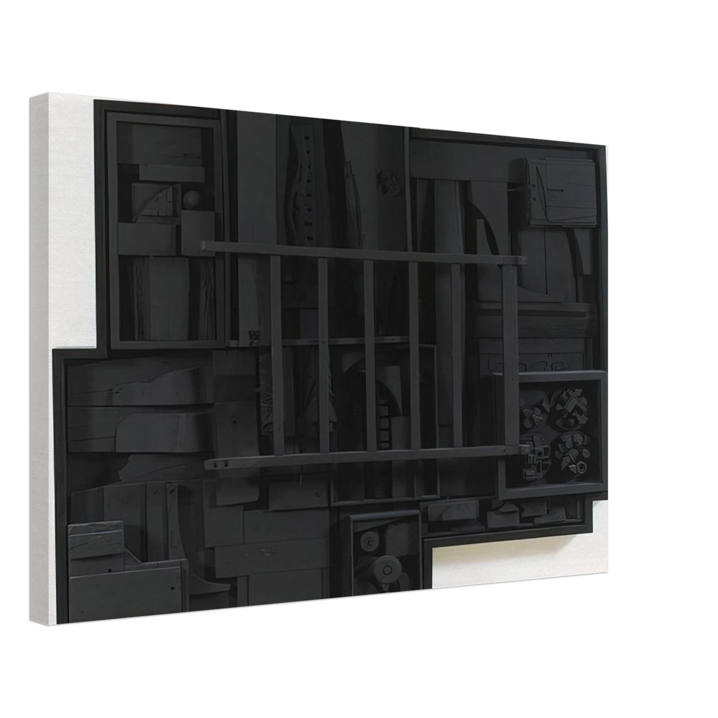 Louise Nevelson - SKY JAG IV 1974 Canvas - 40x60 cm / 16x24 inches-canvas