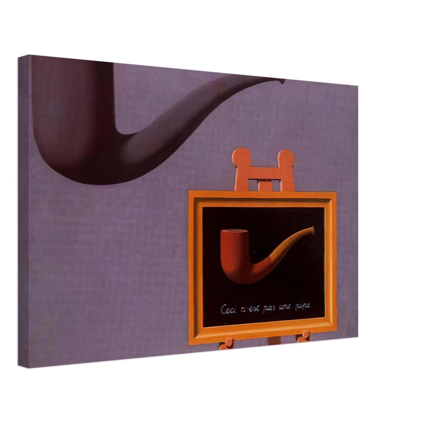 Rene Magritte - THE TWO MYSTERIES 1966 Canvas - 40x60 cm / 16x24 inches-canvas