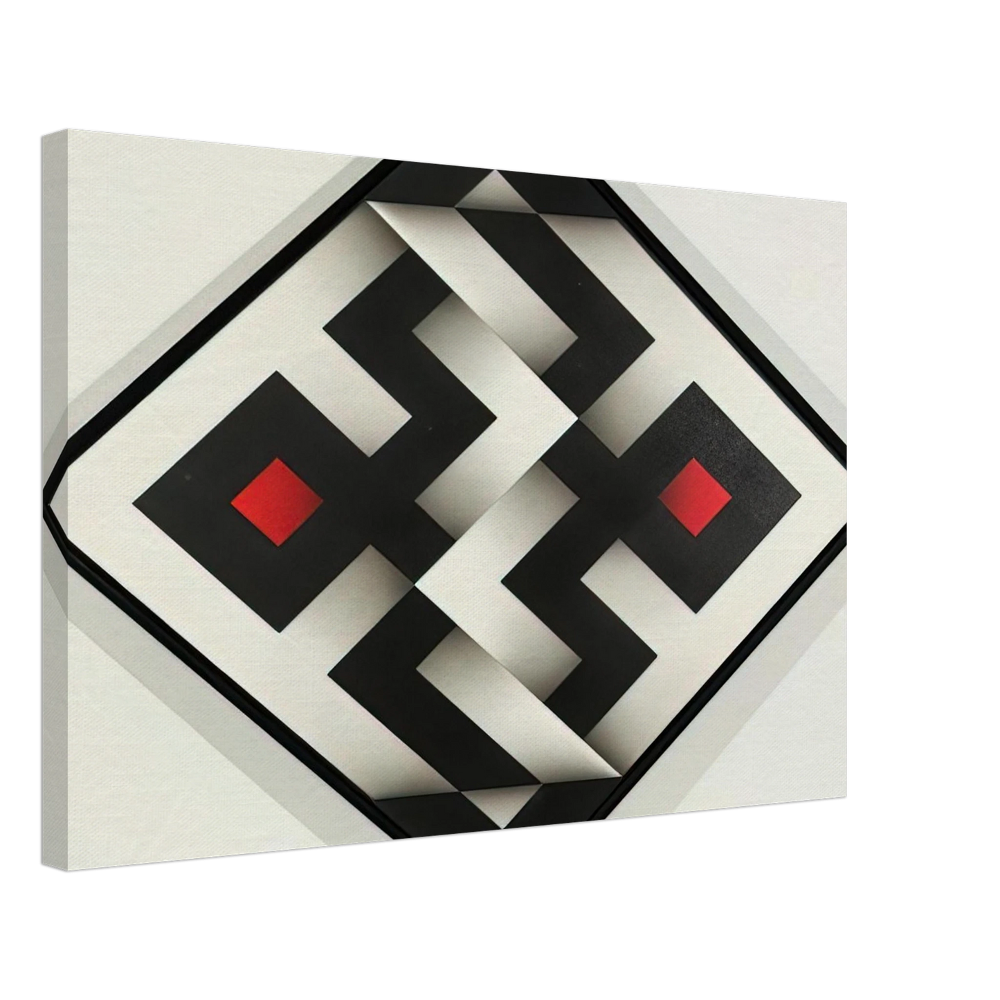 Omar Rayo - Ibawabi - 1975 Canvas - 70x100 cm / 28x40 inches-canvas