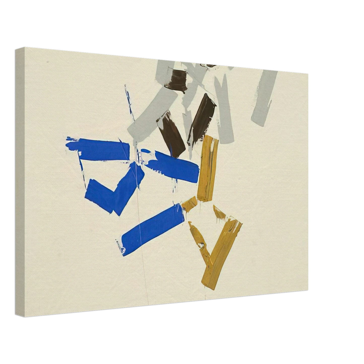 Charlotte Posenenske - Untitled - 1962 Canvas - 70x100 cm / 28x40 inches-canvas