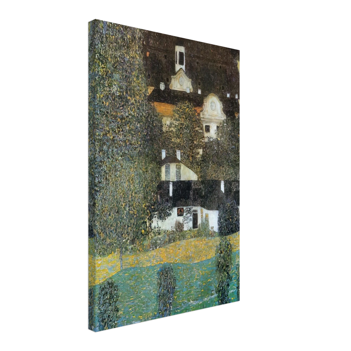 Gustav Klimt - SCHLOSS KAMMER AM ATTERSEE II 1909 Canvas - 70x100 cm / 28x40 inches-canvas