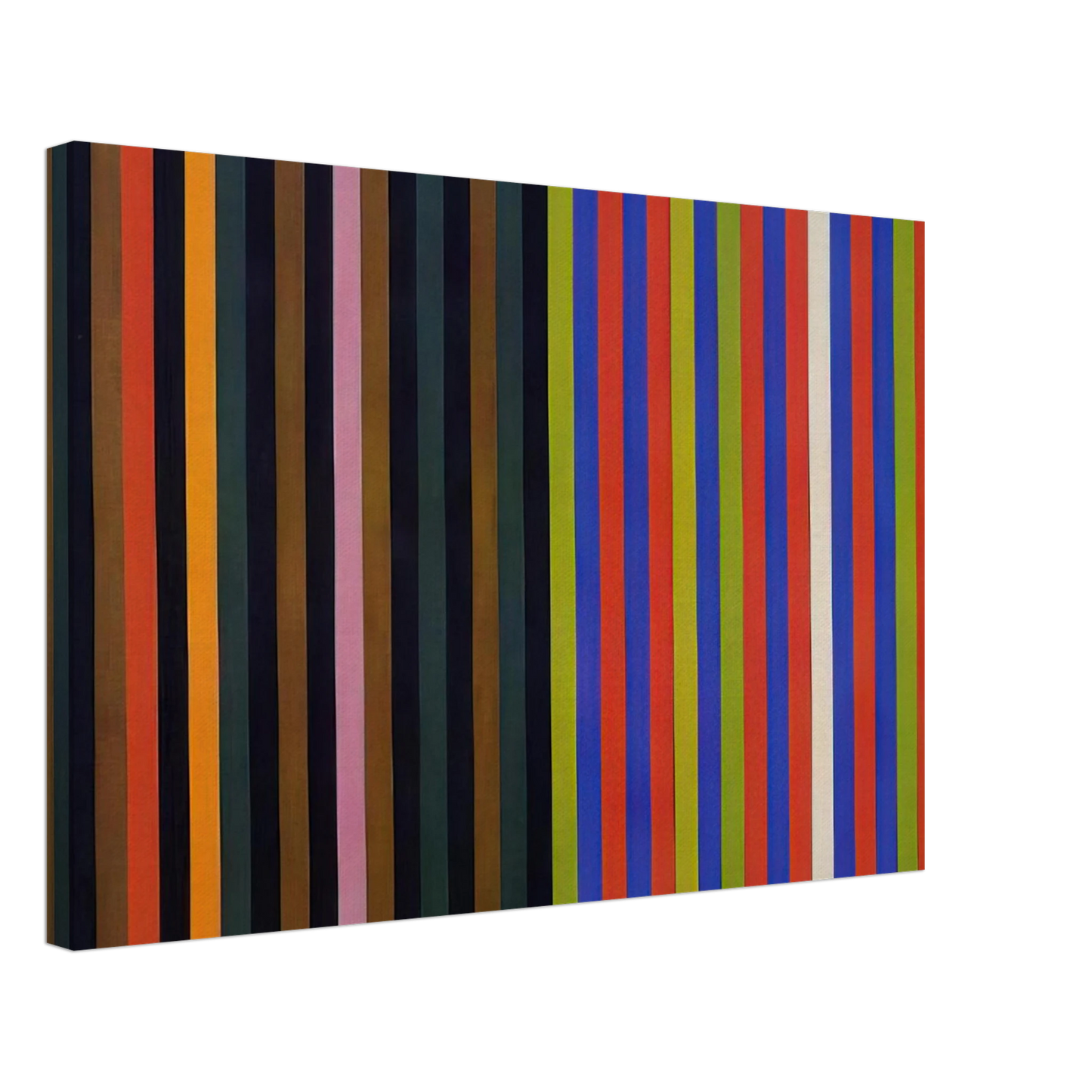 Gene Davis - Yankee Doodle - 1966 Canvas - 70x100 cm / 28x40 inches-canvas