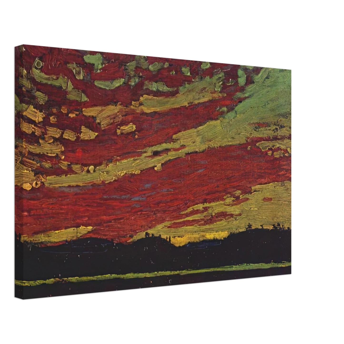 Tom Thomson - SUNSET 1915 Canvas - 40x60 cm / 16x24 inches-canvas