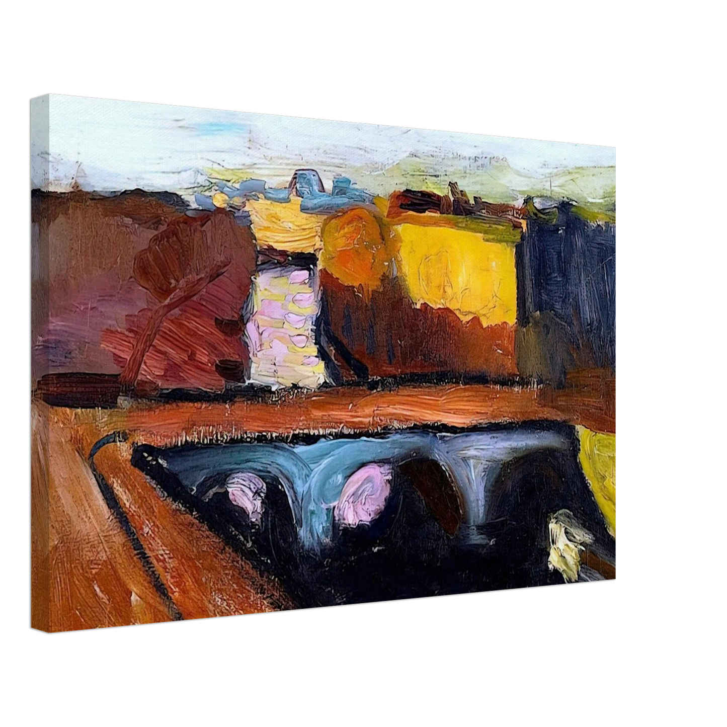 Henri Matisse - VIEW OF THE SEINE THE PONT SAINT MICHEL 1904 Canvas - 40x60 cm / 16x24 inches-canvas