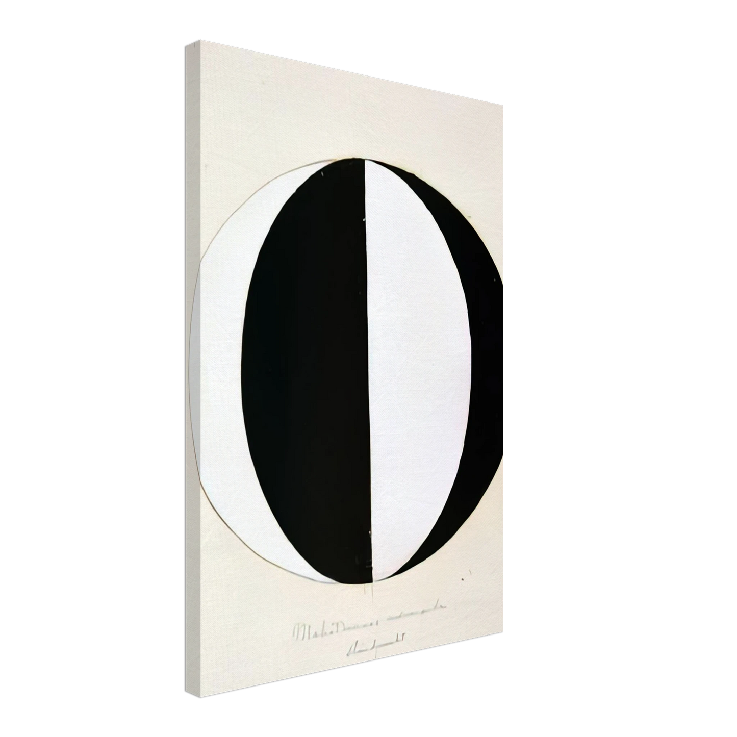 Hilma af Klint - THE MAHATMAS PRESENT STANDING POINT SERIES II NO 2A 1920 Canvas - 70x100 cm / 28x40 inches-canvas