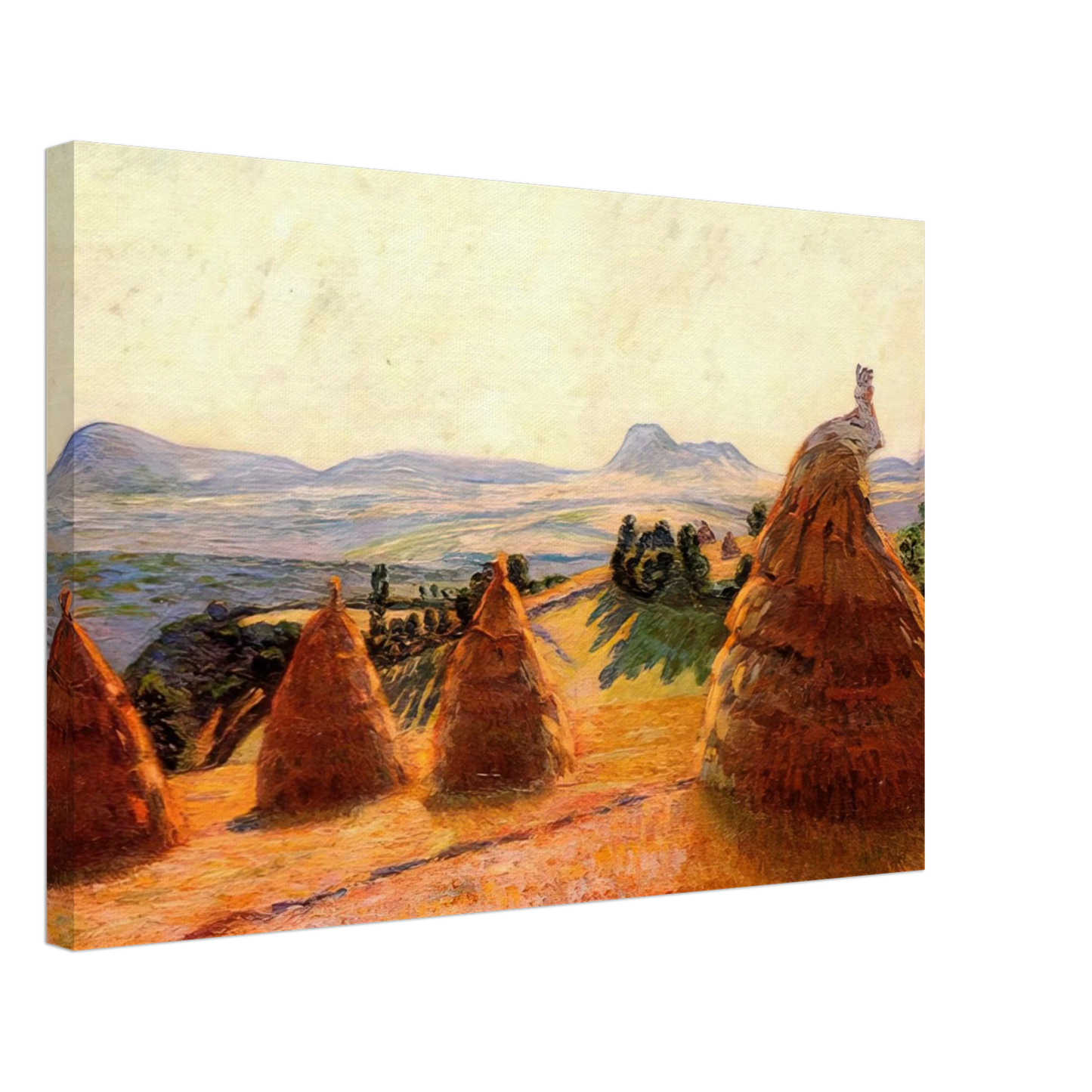 Armand Guillaumin - Plateau Bromont at Pontgibaud Puy de Dome Canvas - 40x60 cm / 16x24 inches-canvas