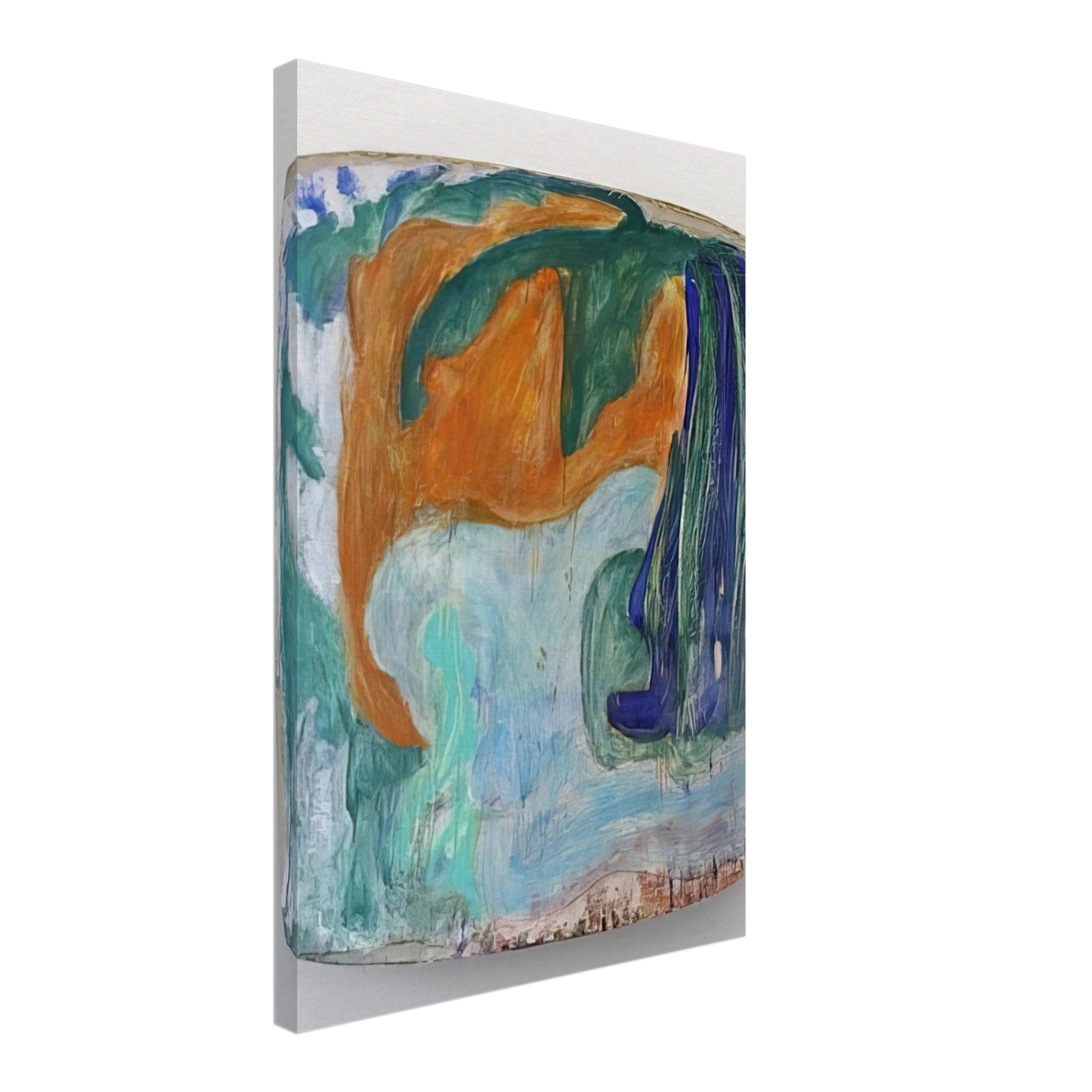 Ron Gorchov - Loggia - 1982 Canvas - 70x100 cm / 28x40 inches-canvas