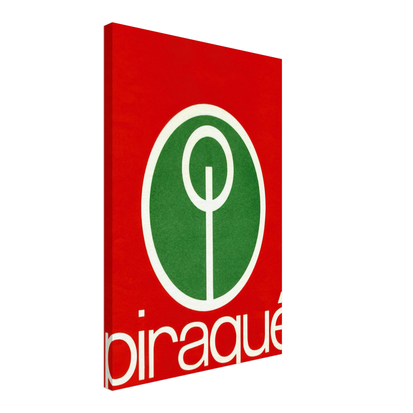 Lygia Pape - Logo Piraque - 1970 Canvas - 40x60 cm / 16x24 inches-canvas