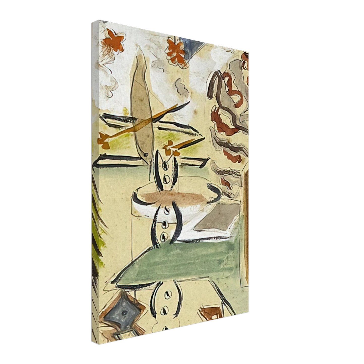 Betty Parsons - Untitled Abstraction - Abstract Expressionism Canvas - 40x60 cm / 16x24 inches-canvas