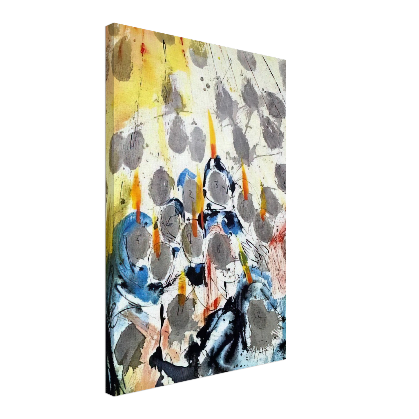 Salvador Dali - APPARUERUNT ILLIS DISPERTITAE LINGUAE ACTS 1 14 1967 Canvas - 70x100 cm / 28x40 inches-canvas