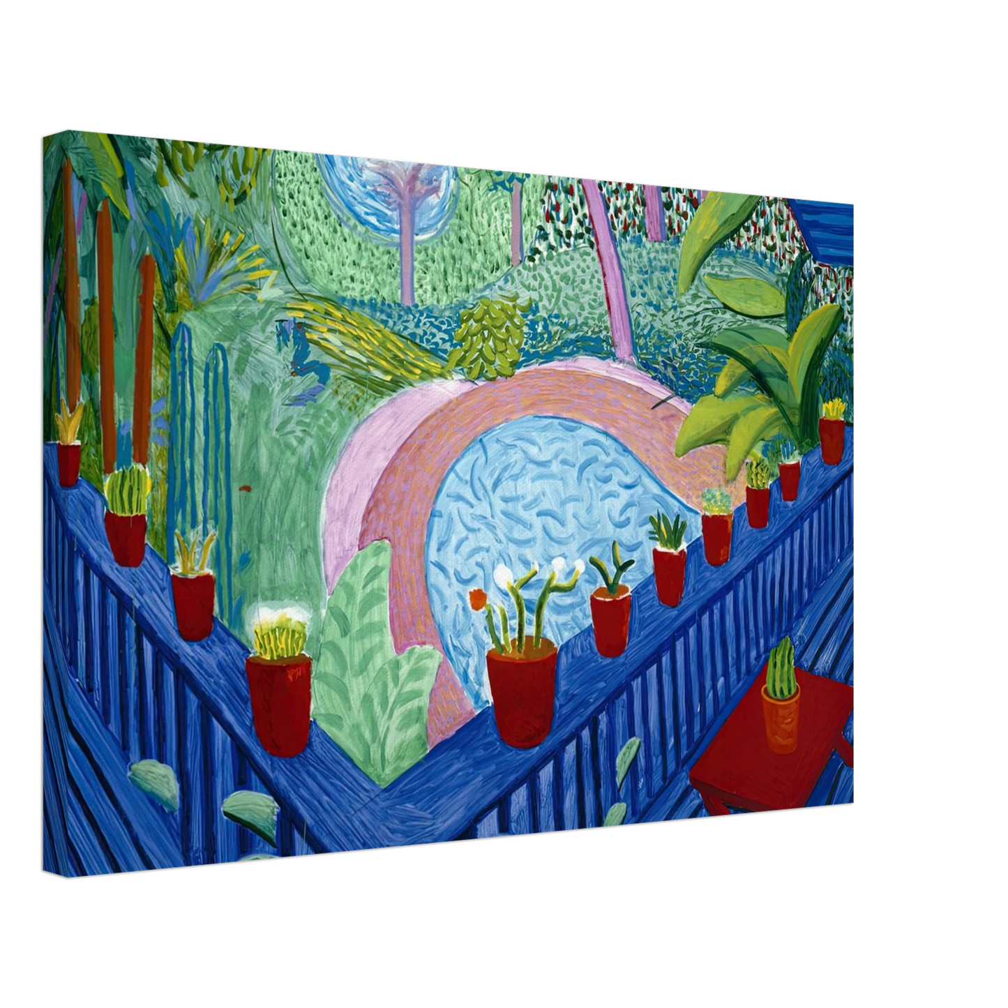 David Hockney - David Hockney Canvas - 70x100 cm / 28x40 inches-canvas