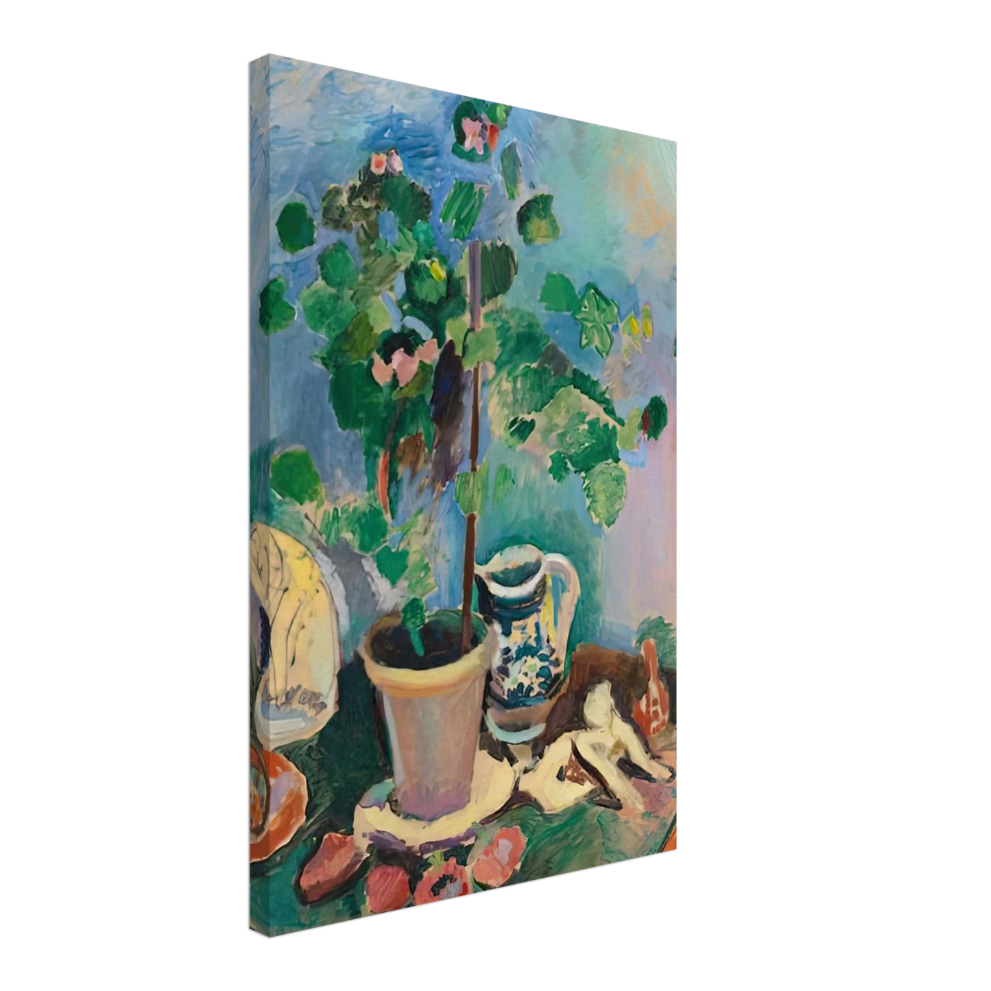 Henri Matisse - THE GERANIUM 1906 Canvas - 70x100 cm / 28x40 inches-canvas