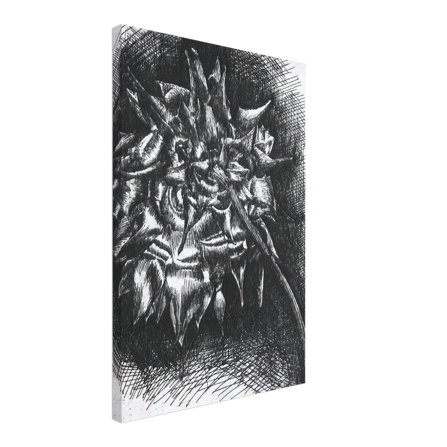 MC Escher - FLOWER Canvas - 40x60 cm / 16x24 inches-canvas