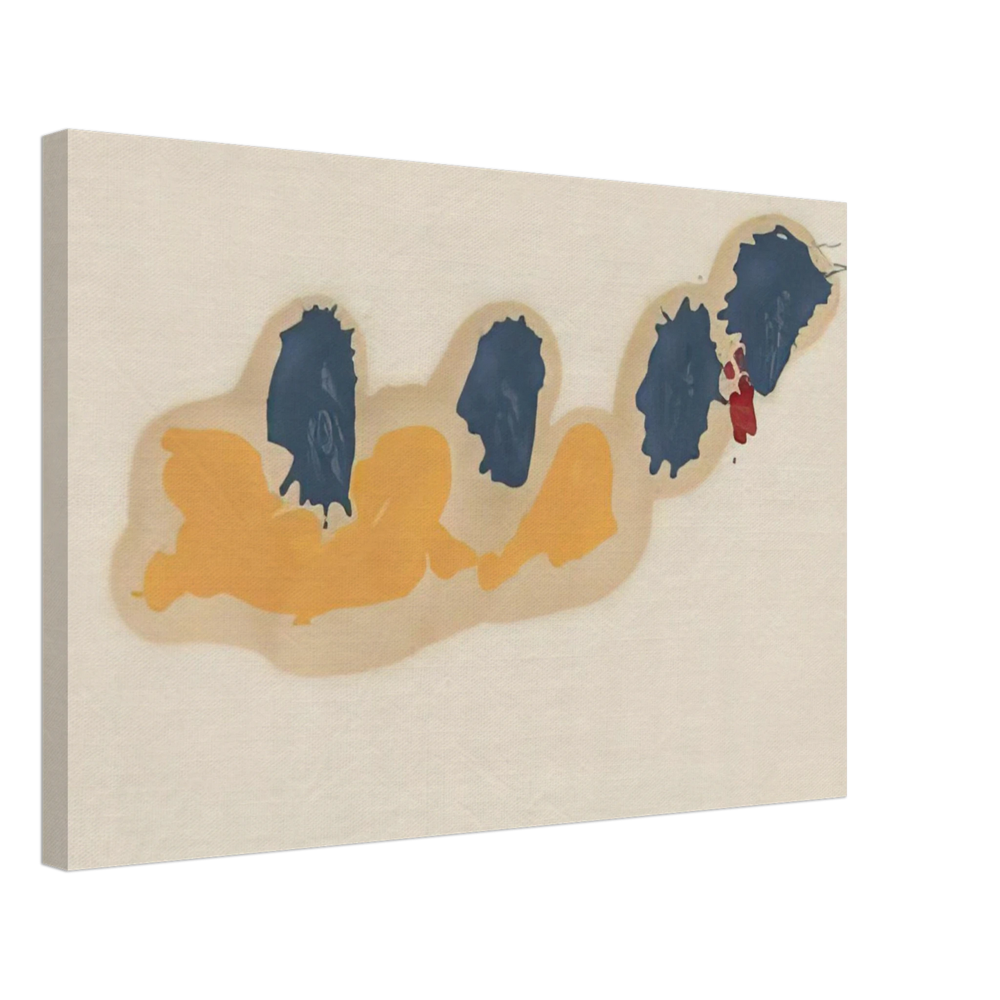 Helen Frankenthaler - April IV - 1960 Canvas - 70x100 cm / 28x40 inches-canvas