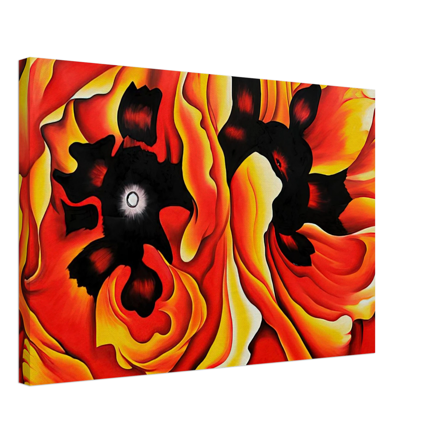 Georgia O'Keeffe - Oriental Poppies II Canvas - 70x100 cm / 28x40 inches-canvas