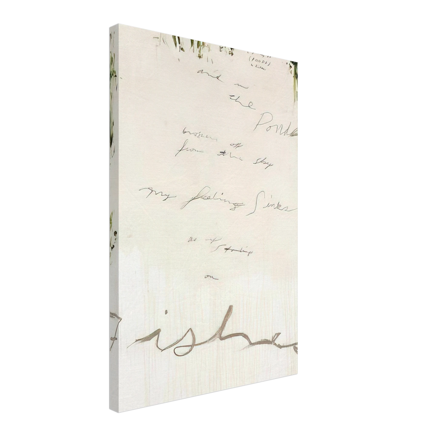Cy Twombly - Untitled Part I Canvas - 70x100 cm / 28x40 inches-canvas