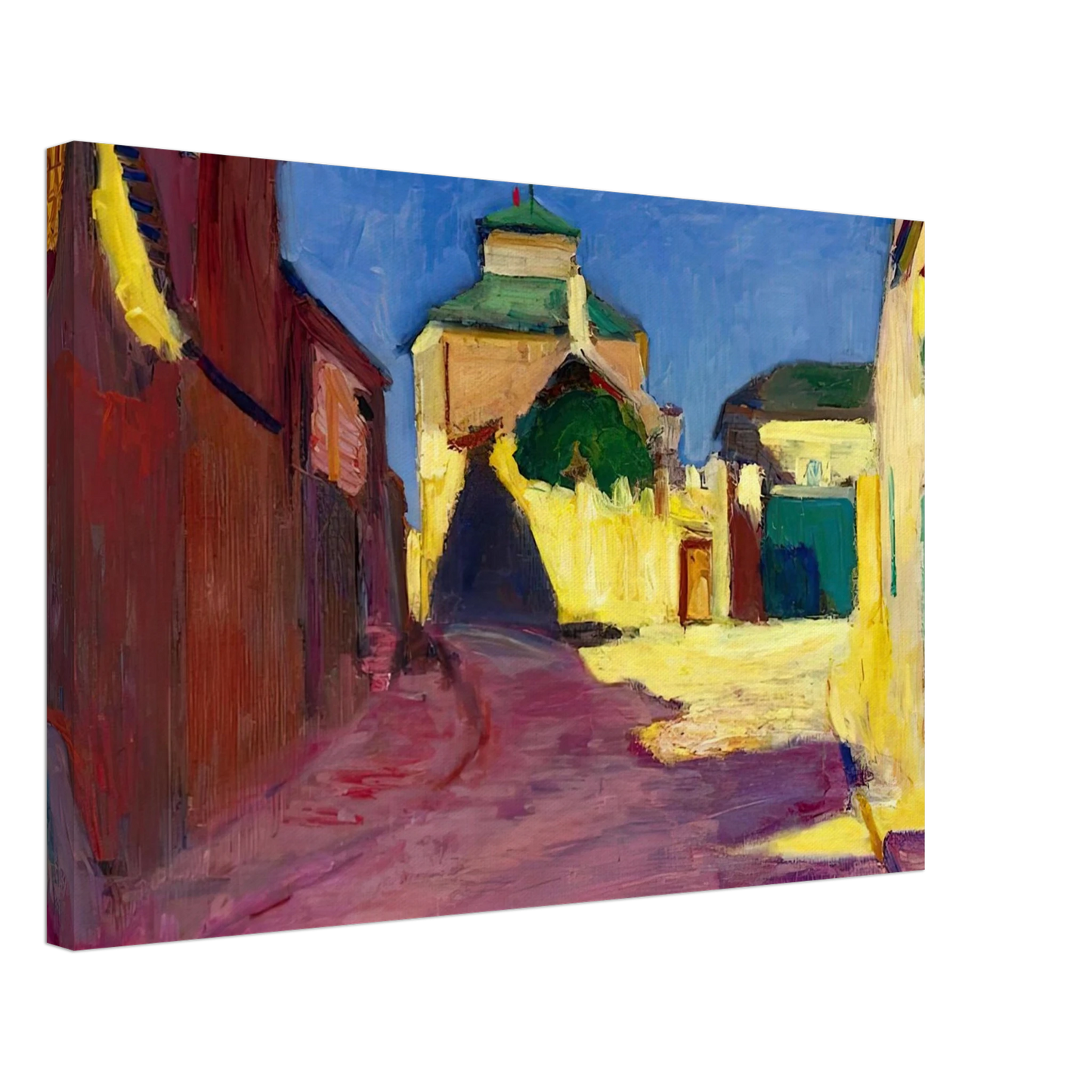 Henri Matisse - UNE RUE A ARCUEIL 1904 Canvas - 70x100 cm / 28x40 inches-canvas