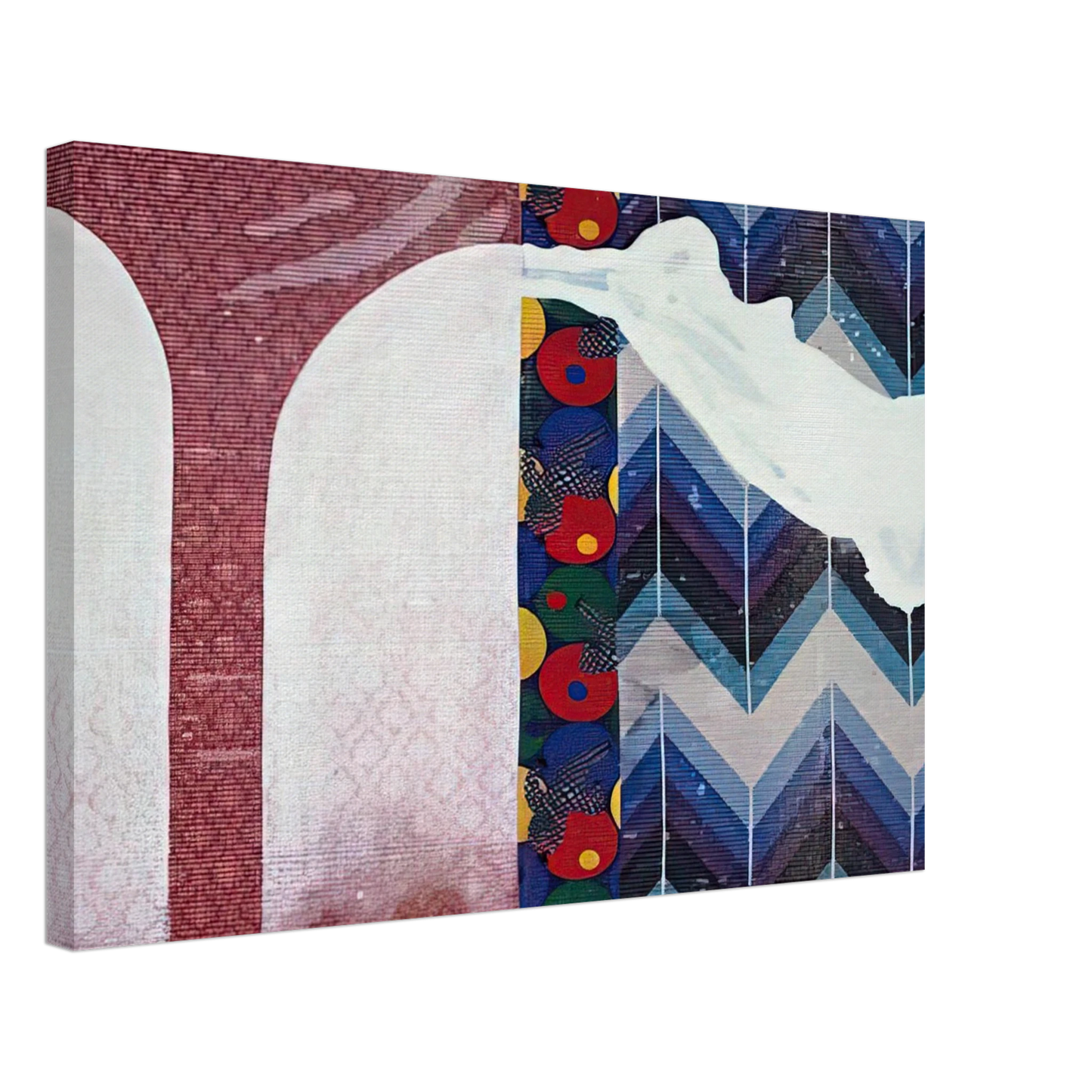 Sigmar Polke - UNTITLED LENS PAINTING 2007 Canvas - 40x60 cm / 16x24 inches-canvas