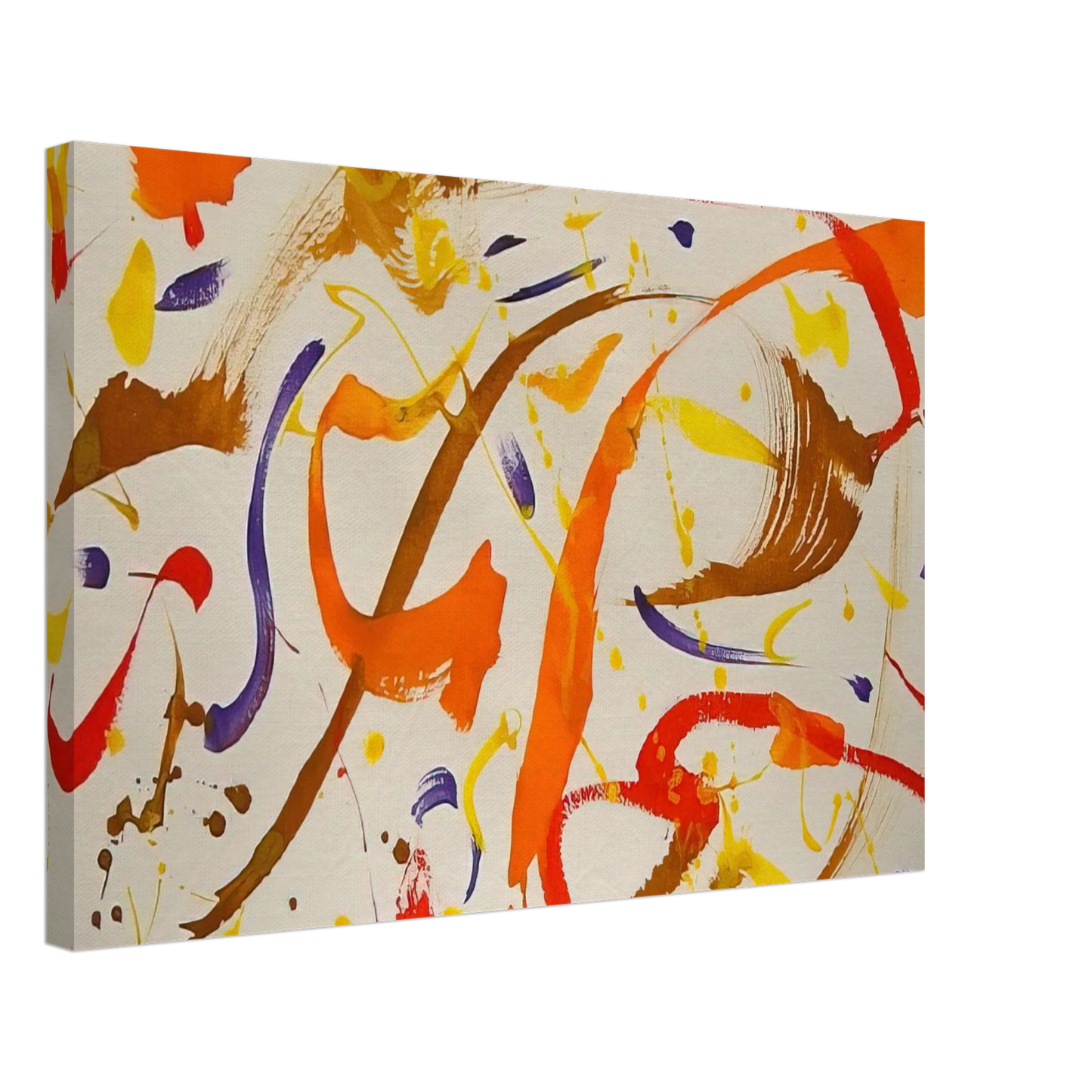 Alexander Liberman - Untitled Abstract - 1975 Canvas - 40x60 cm / 16x24 inches-canvas