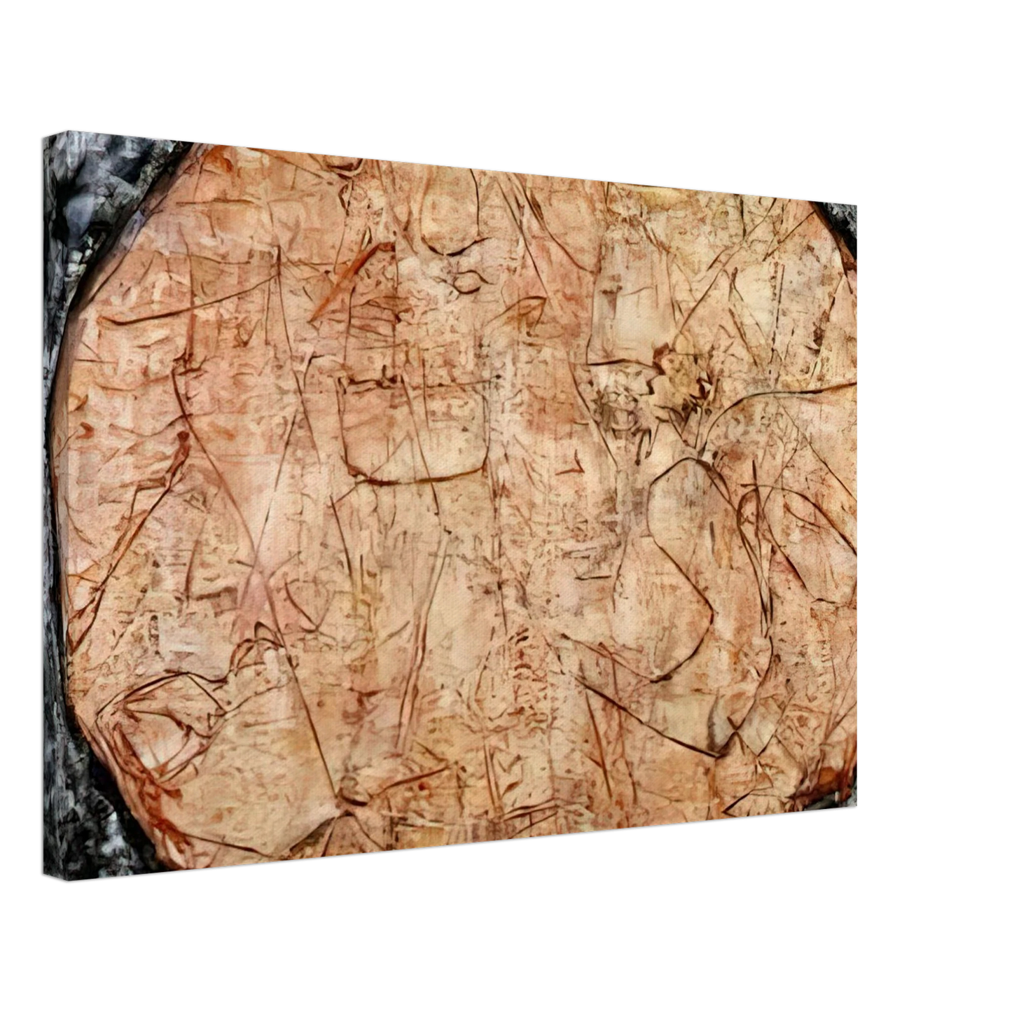 Jean Dubuffet - TABLE CORAIL Canvas - 70x100 cm / 28x40 inches-canvas