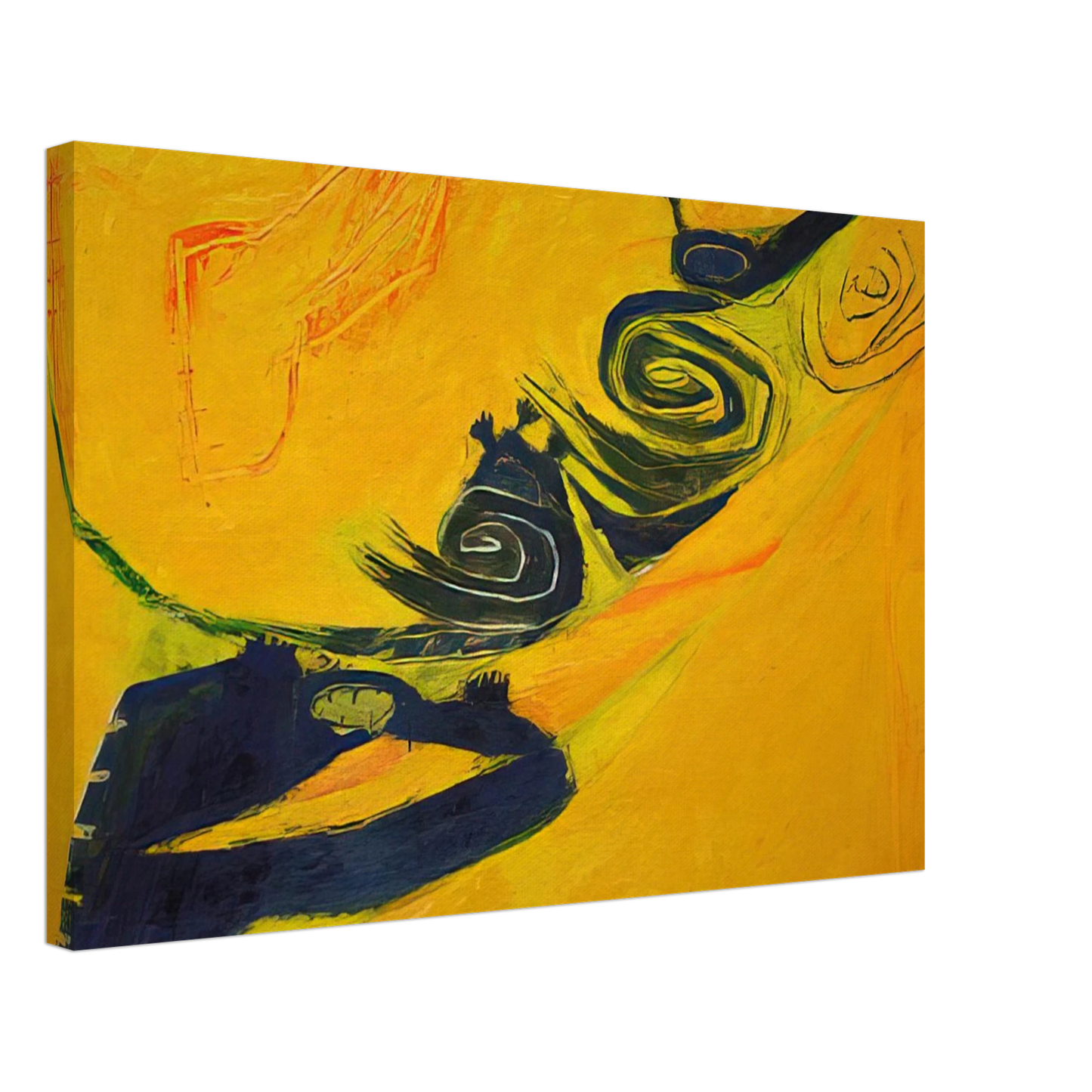 Frank Lobdell - Summer - 1962 Canvas - 40x60 cm / 16x24 inches-canvas