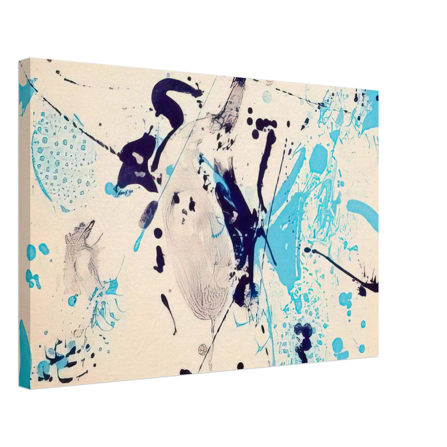 Sam Francis - Blue Violet Canvas - 70x100 cm / 28x40 inches-canvas